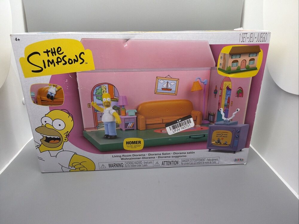 2024 JAKKS Pacific, The Simpsons: Homer, Living Room Diorama NIP (#1)